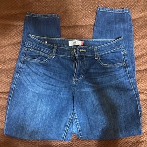 CAbi Women's Classic Blue Straight Leg Jeans - curvy skinny